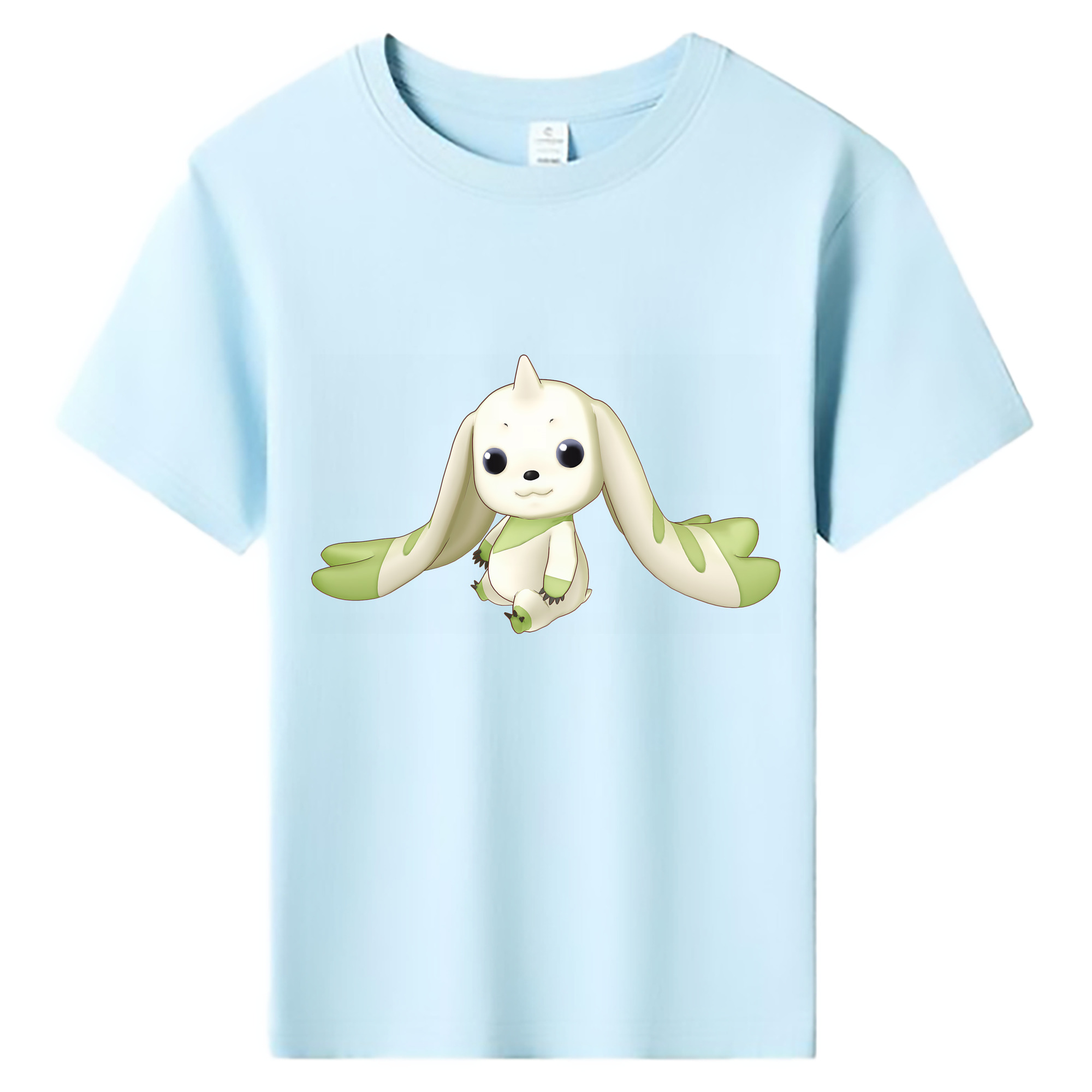 （画像用） Digimon デジタルモンスター/デジモン 綿100％キッズTシャツ（フロントプリント）